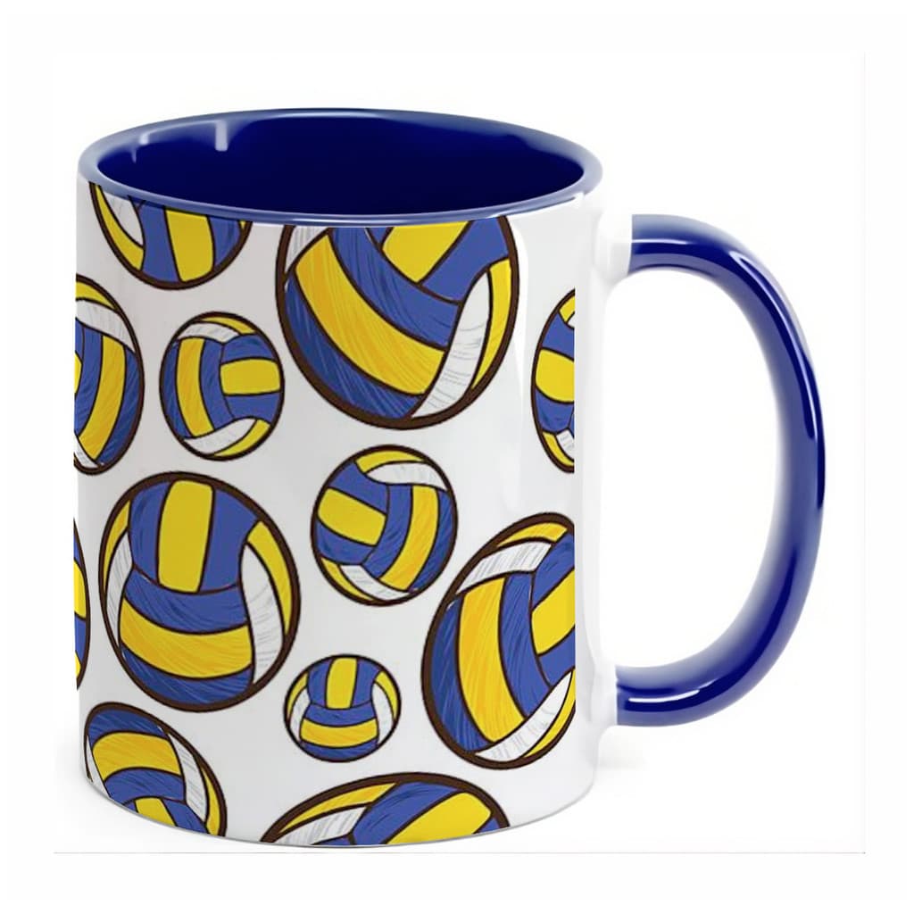 Caneca Porcelana Volley Vôlei Rede Lembrancinha