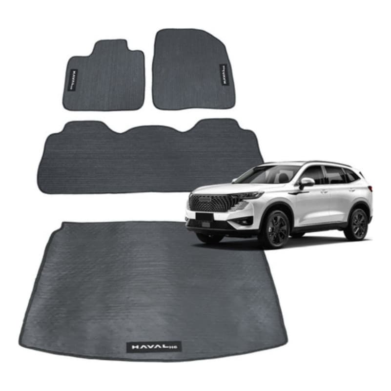 Jogo Tapete Haval H6 2023 A 2025 Borracha 3 Peças
