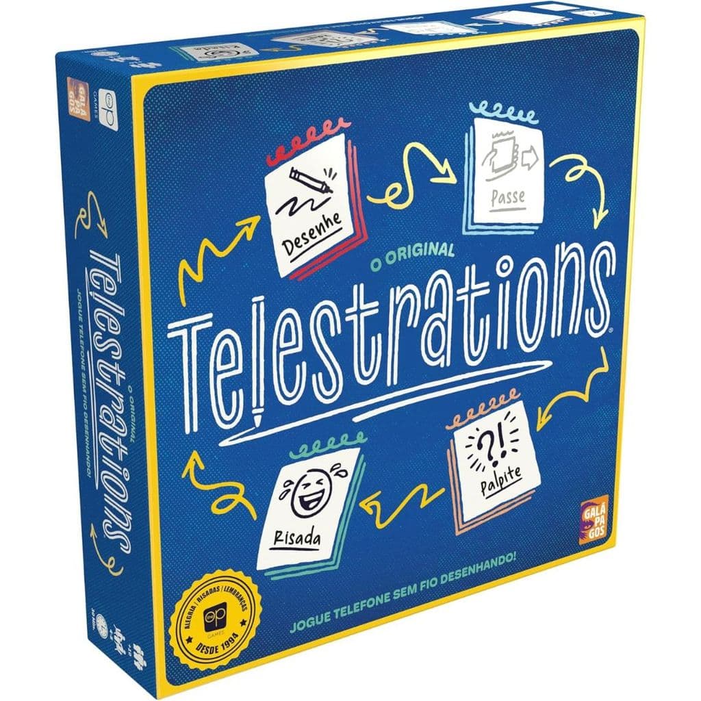 Jogo Telestrations Telefone sem Fio o Original Galapagos