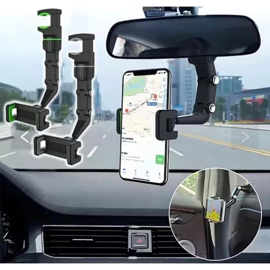 Suporte Universal De Celular Para Carro，espelho Retrovisor KV-297