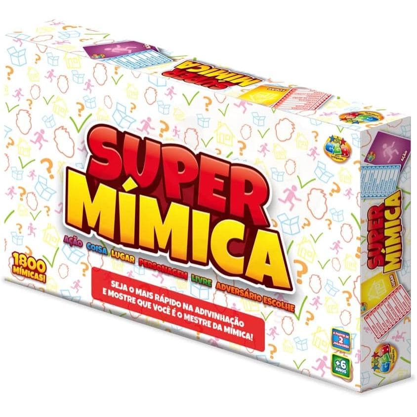 Jogo de Tabuleiro Super Mímica, GGB Plast