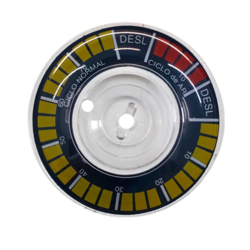Dial Ciclos Super Luxo Fundo Marrom Mod.