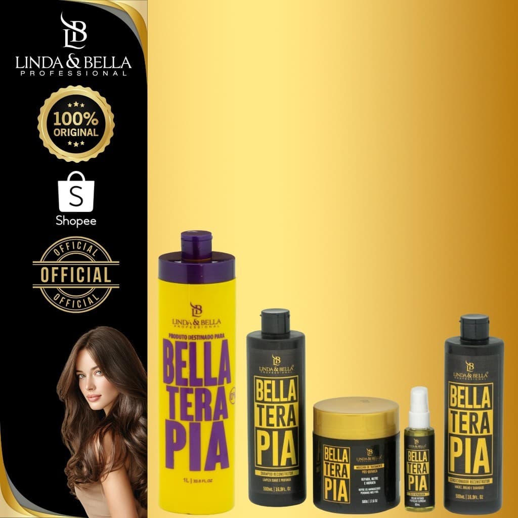 Kit Bellaterapia Tratamento Profundo + Progressiva | Liso, Brilho e Reconstrução