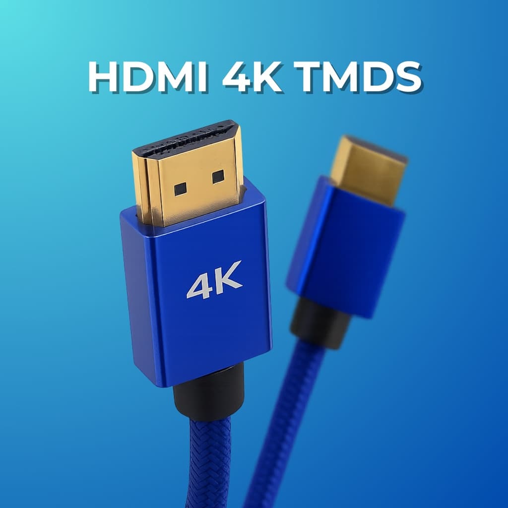 Cabo HDMI 4K Premium blindado HDMI TMDS 18GBps 3D Full HD