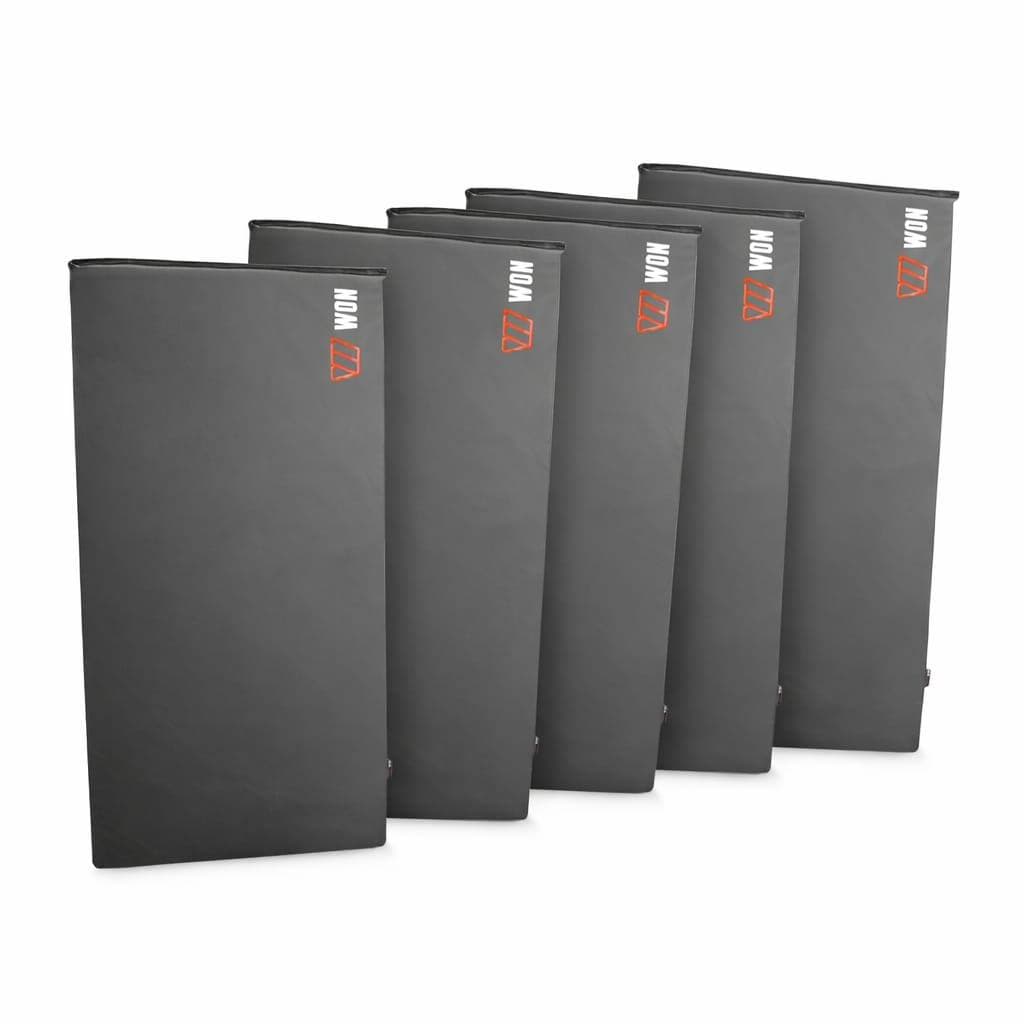 Kit 5 Colchonetes 95x55x3 cm D80 PRETO