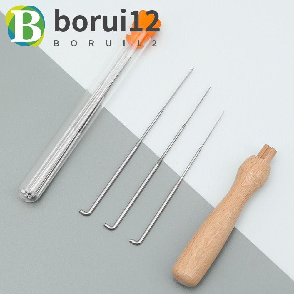 Conjunto De Agulhas Para Feltragem BORUIB , De 3 Tamanhos , Ferramentas Lã Artesanal DIY , Alça
