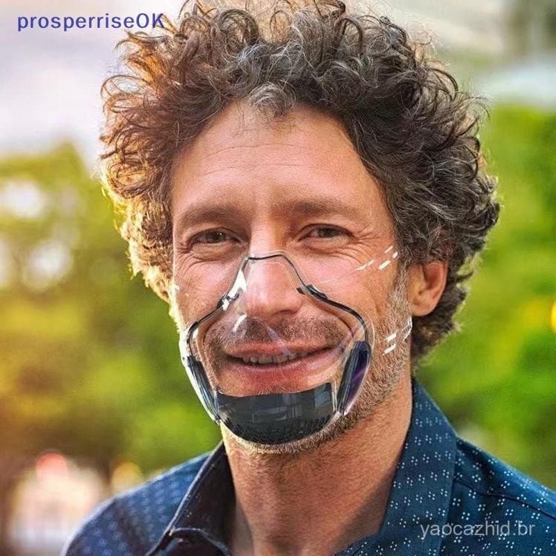 [newpros] Máscara Facial De Proteção Totalmente Transparente Moto Ciclismo À Prova De Vento Poeira Anti-Soldagem Óculos