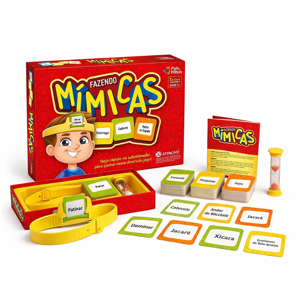 Jogo Fazendo Mímicas Pais & Filhos