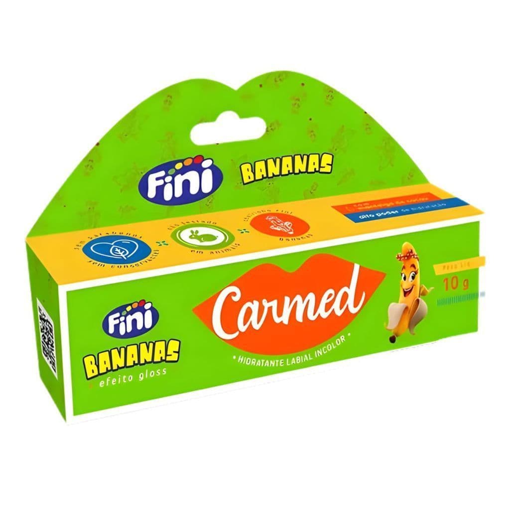 Hidratante Labial Carmed Fini Bananas 10g - Edição Ilimitada, Linha Fini