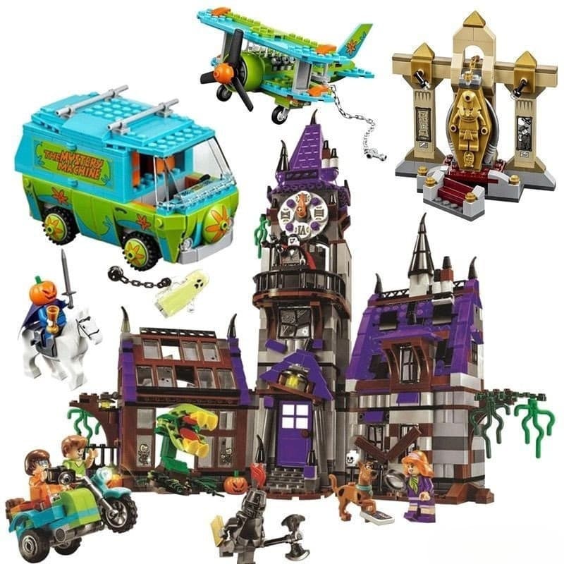 42741 Lego Scooby Friends Conjunto de Blocos de Montar Ônibus da Garota e Máquina Misteriosa para Brinquedos de Quebra-C
