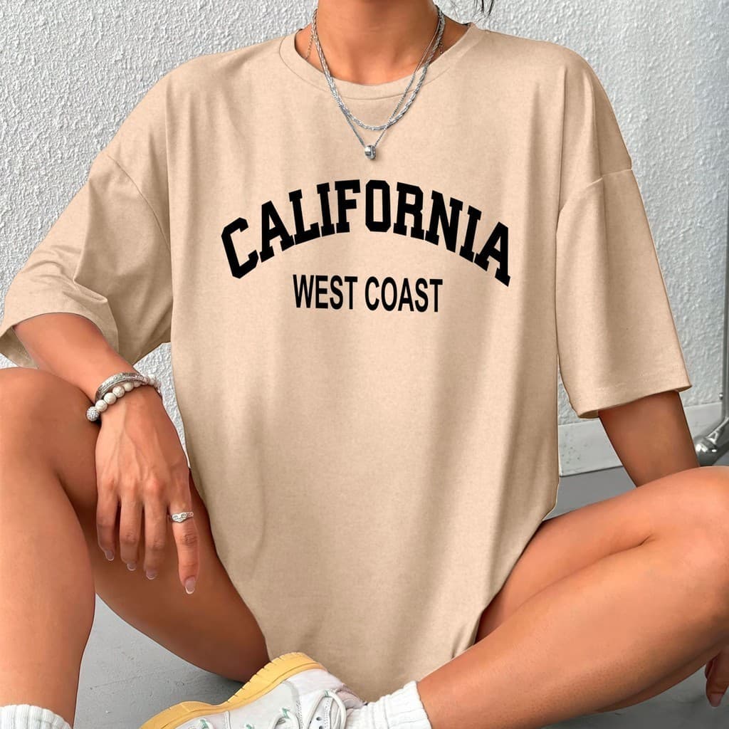 Camisee Feminina Feminina Blusa  California Academia PREMIM