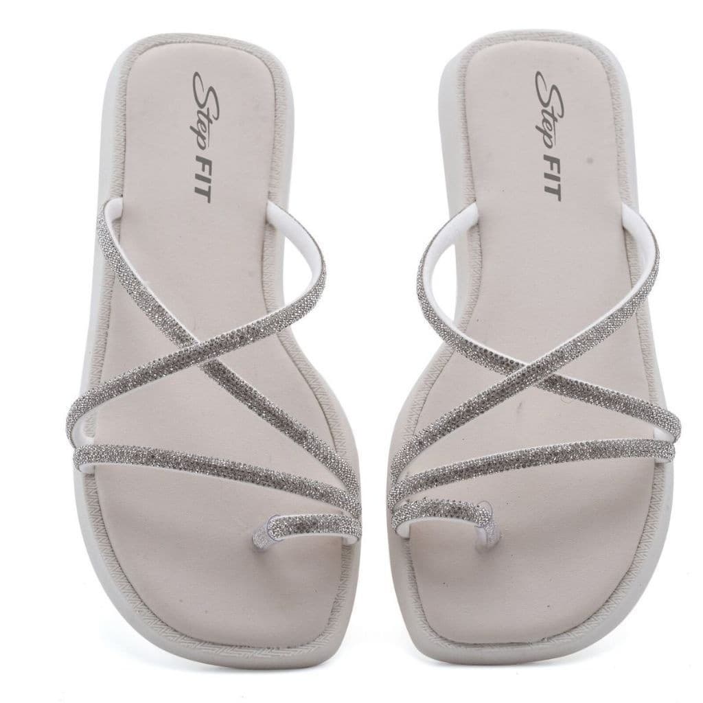 Sandália Rasteira Feminina Flat Confortável Solado Antiderrapante Envio Imediato