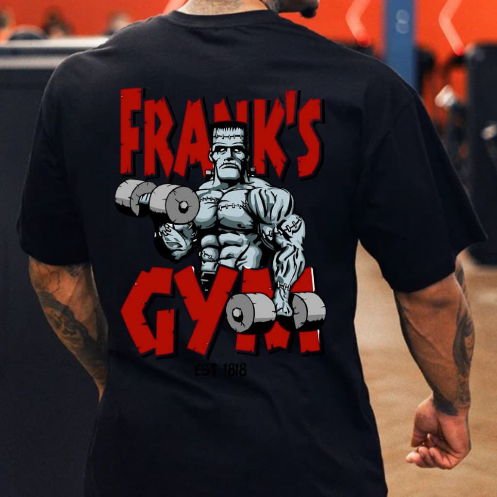 Camiseta Oversized Streetwear Unissex Treino Frank's Gym camisa
