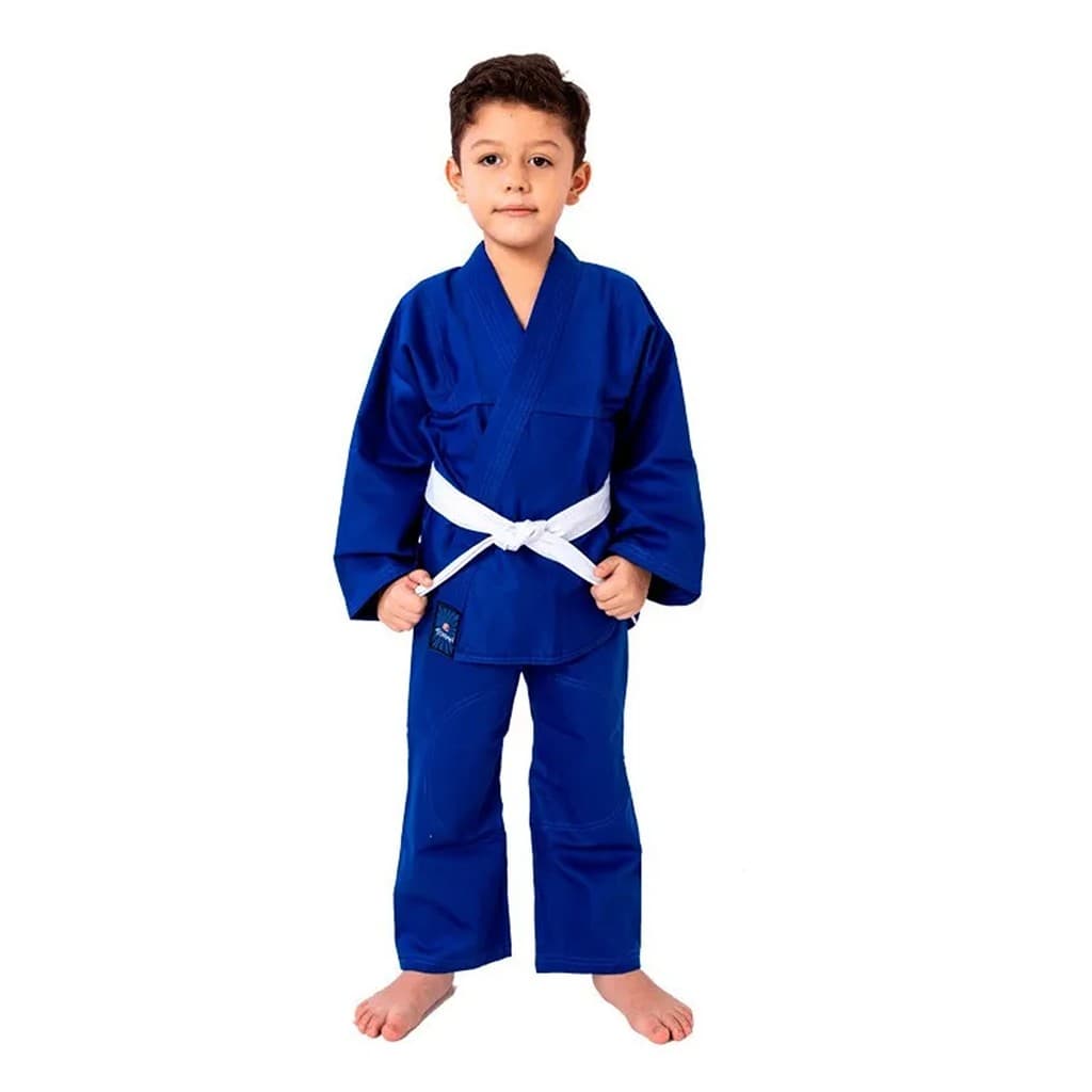 Kimono Infantil Torah Judô E Jiu Jitsu Azul
