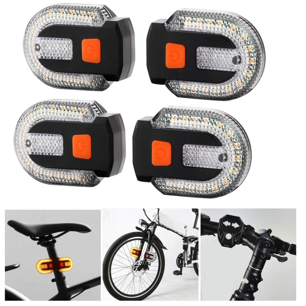 Luz Traseira De Bicicleta Com Controle Remoto , De Sinalização De Ciclismo À Prova D'água , Recarregável , 5 Modos Para