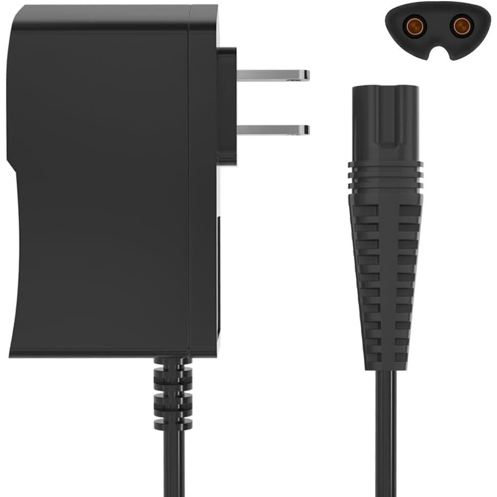 Carregador 12V 0.4A para Barbeador Braun, Cabo de Alimentação para Braun Series 9 8 7 6 5 3 1, Aparador Elétrico 340s 30