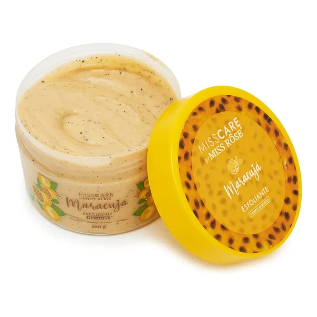 Esfoliante Corpo E Rosto Maracujá Miss Rôse