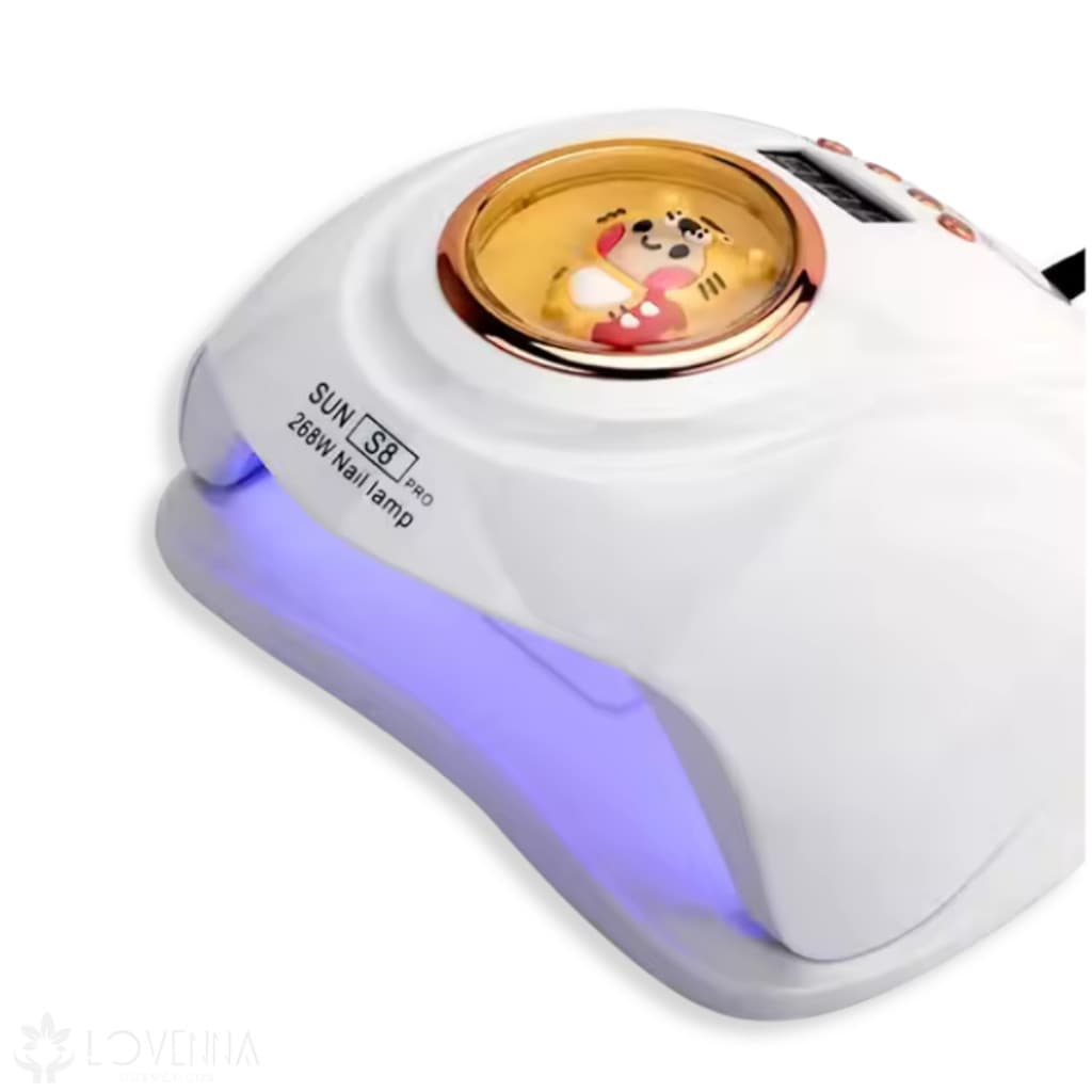 Cabine Secadora para unhas Sun S8 Pro Sioux 57 LEDs 268w Unha Gel Acrigel Secagem Rápida