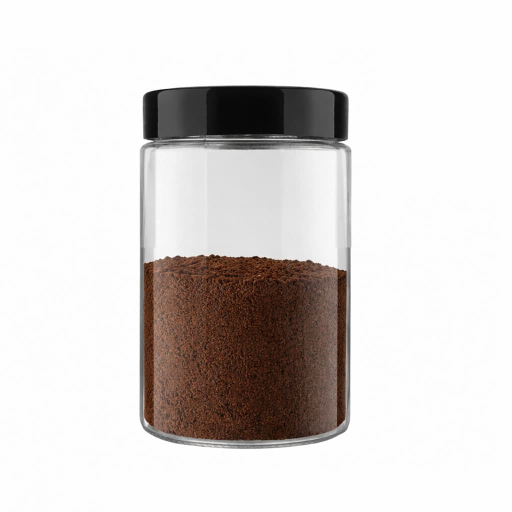 Porta Mantimento de Vidro Pote para Café Grãos 1100ml