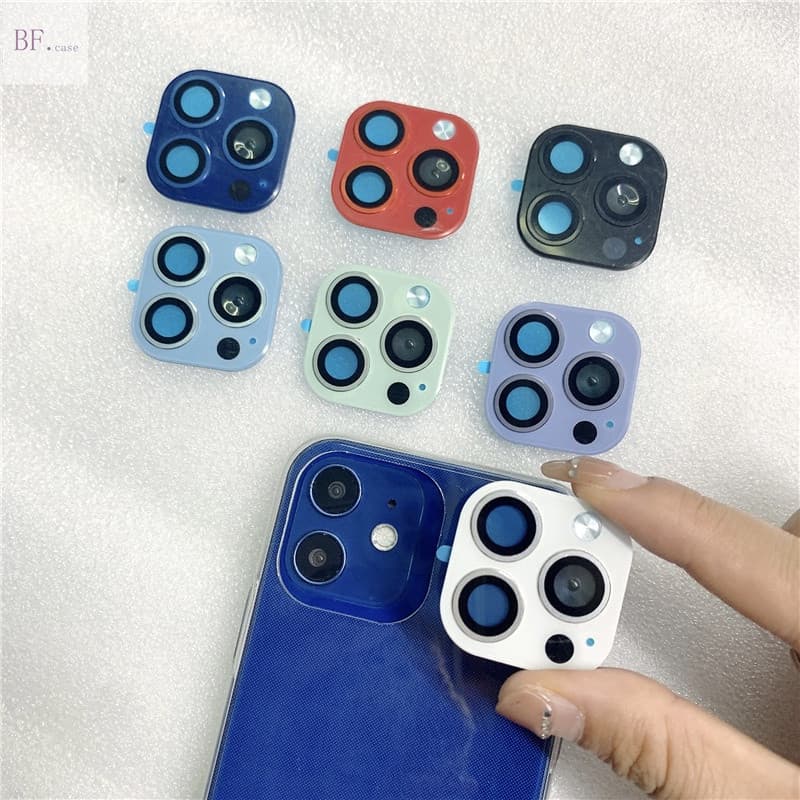 Adequado para iPhone 11 12 X XS XR XSMAX câmera traseira substituição moldura protetora lente de vidro 13pro 12pro VSRW