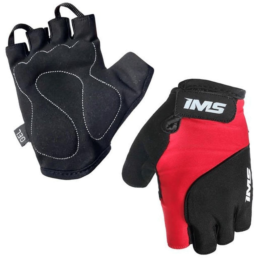 Luva de Ciclismo IMS Racing Gel Vermelha