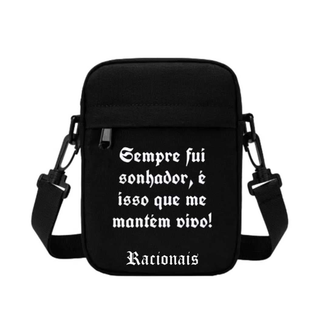 Bag Masculina Shoulde Bag Estampada Transversal Unissex Mini Bag Promoção Lançamento Trevix .