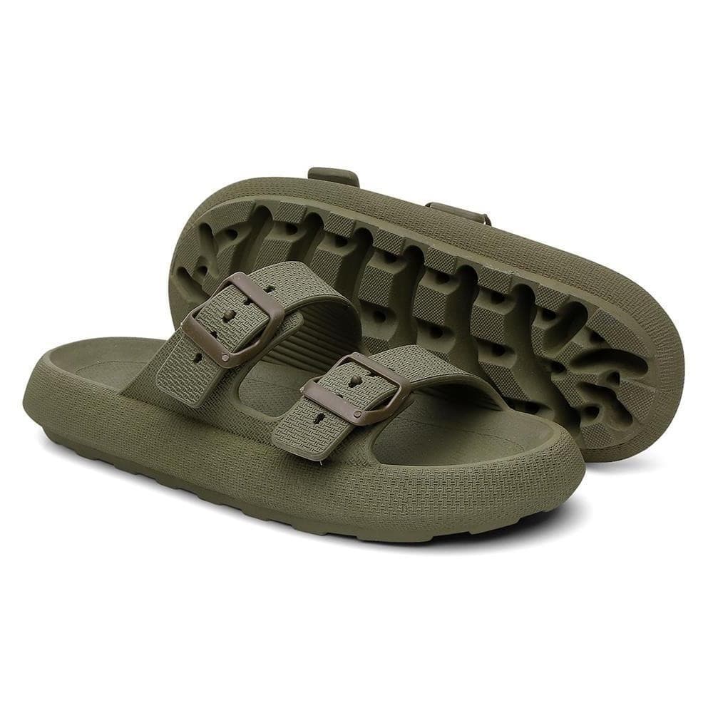 Chinelo Feminino Nuvem Slide Confortável Birken Fivela