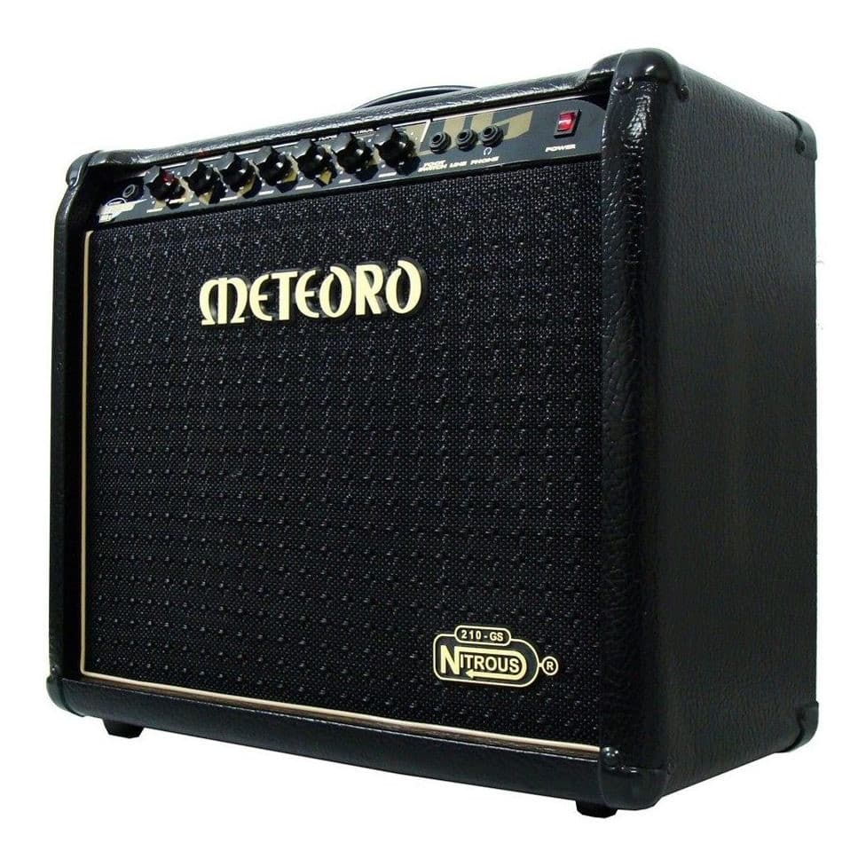 Amplificador cubo Meteoro Nitrous GS 100 Transistor para guitarra de 100W cor preto