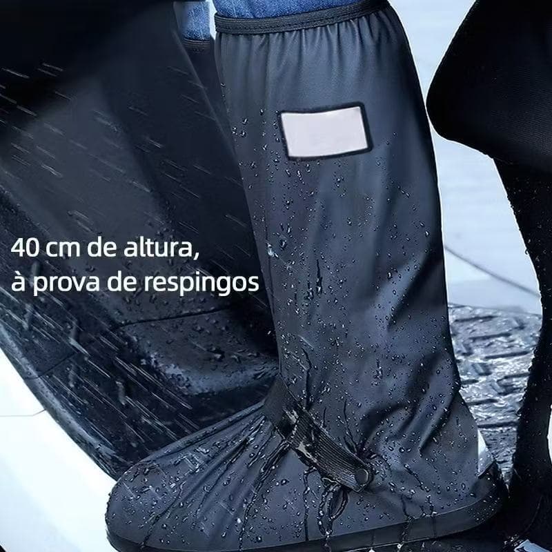 Capa De Chuva Para Tênis Cano Alto Unissex Antiderrapante Impermeável - XL