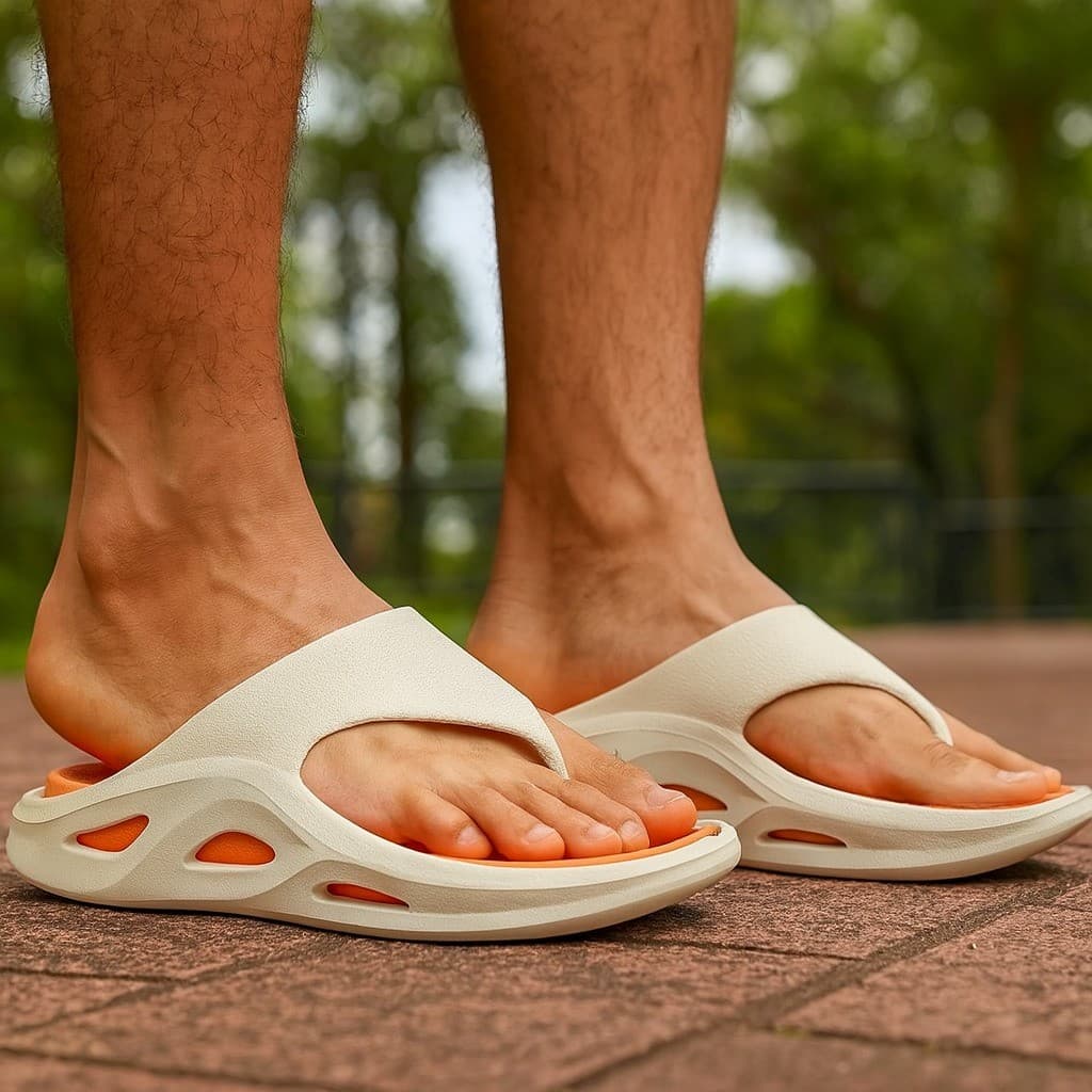 Chinelo Masculino Finger PVC Casual Com Solado Antiderrapante e Palmilha Removível Várias Cores
