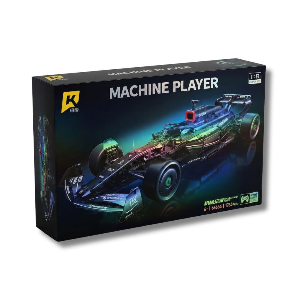 Formula 1 Tipo LEGO Mercedes Escala 1/8 com 1764 peças 68 cm Bloco de Montar Excelente Preço