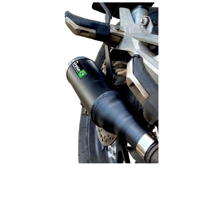 Escapamento Ponteira moto Cb 300 300r 2009 a 2015 Esportivo Roncado