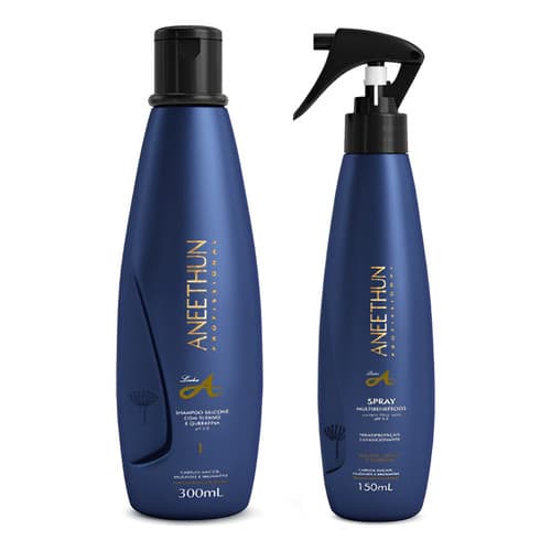 Kit Aneethun Linha A Shampoo 300ml Spray 150ml + E.B