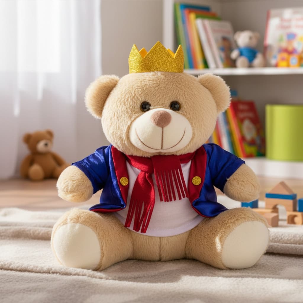 Urso De Pelúcia Pequeno Príncipe 25cm Decoração