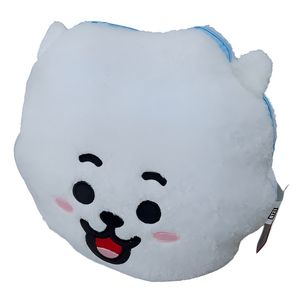 Manta Pelúcia Bts Presente Almofada Bt21 K-pop Origi Azul Cor Rj