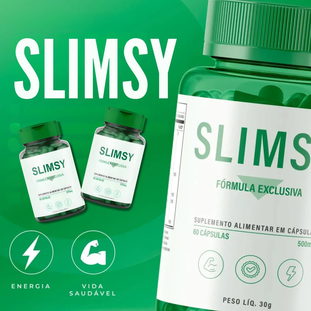 SLIMSY - Suplemento Alimentar 60 Cápsulas