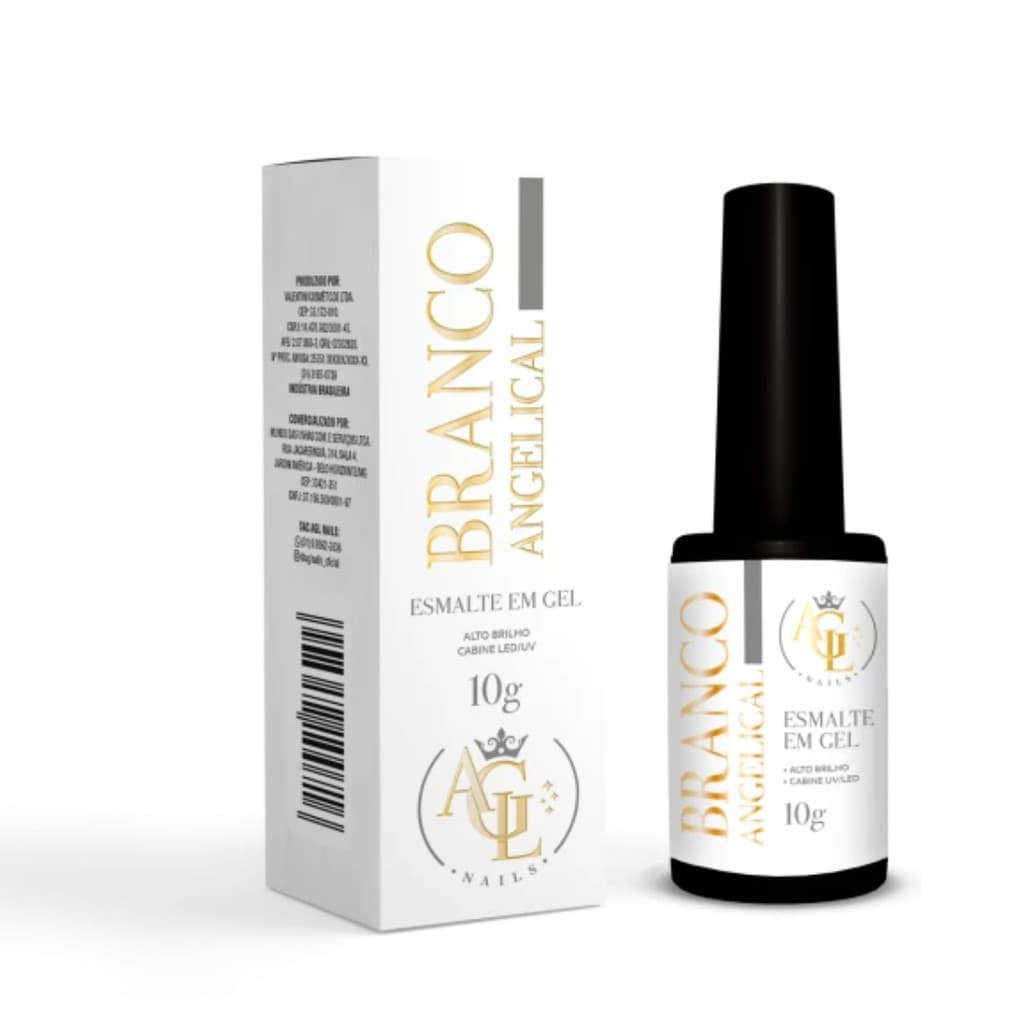 AGL Esmalte Em Gel Branco Angelical 10g