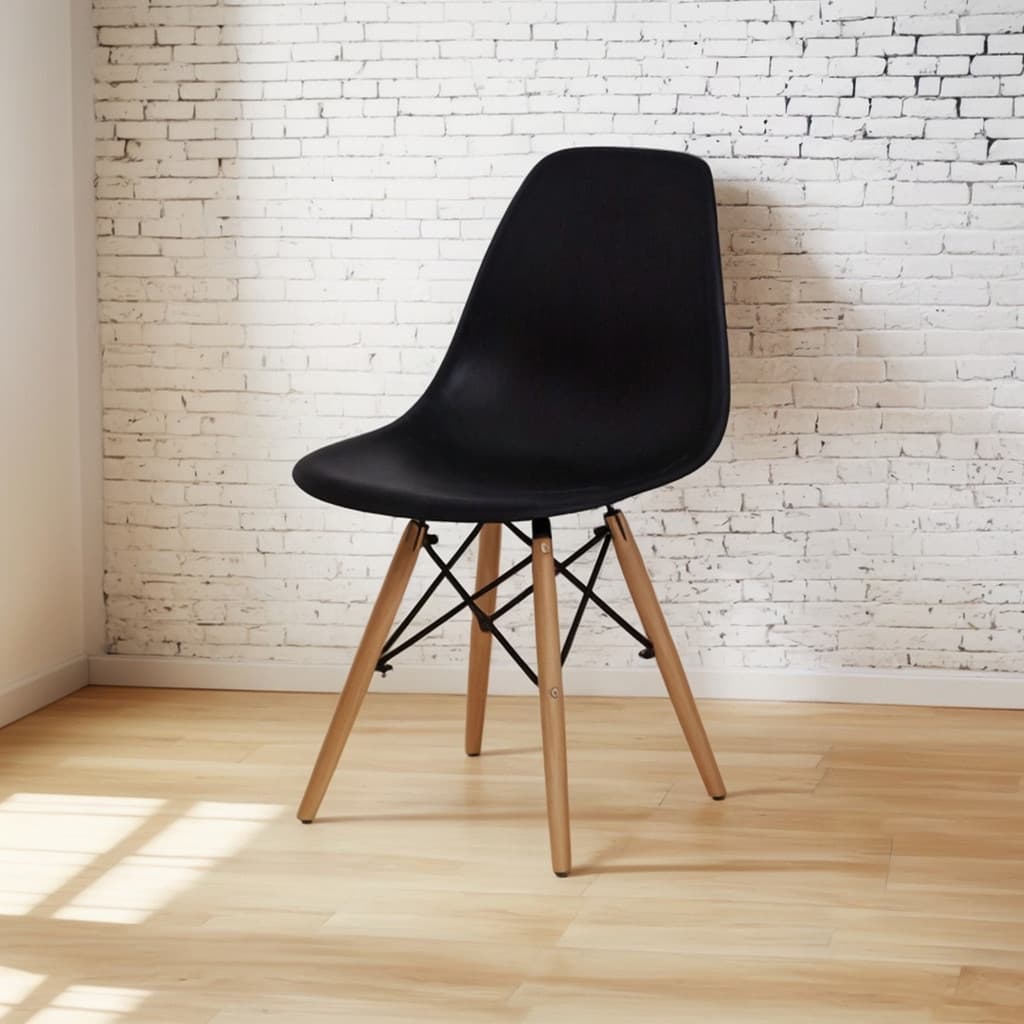 Cadeira De Jantar Eames Charles Design Eiffel Várias Cores