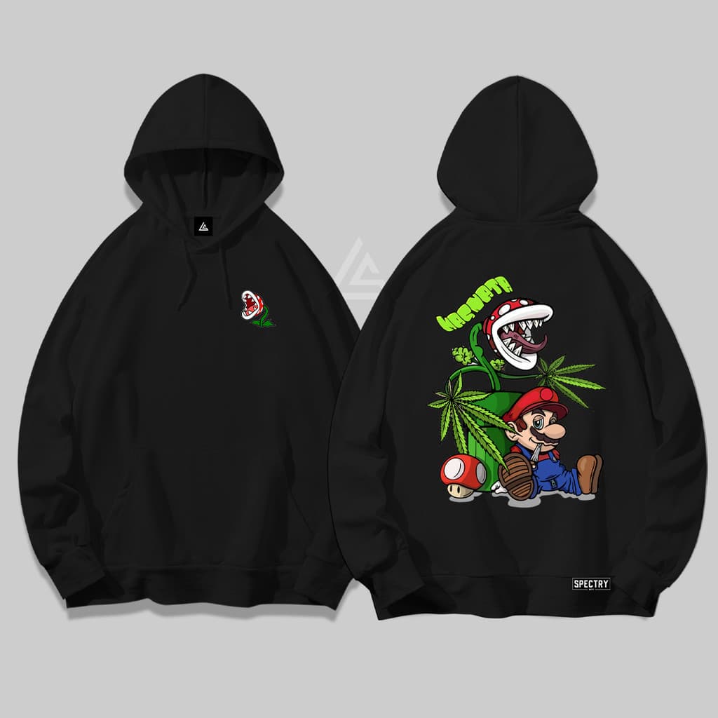 Moletom C/Capuz Maria Weep Cannabis Unissex com Estampa StreetWear e Bolso Canguru Estilo Urbano