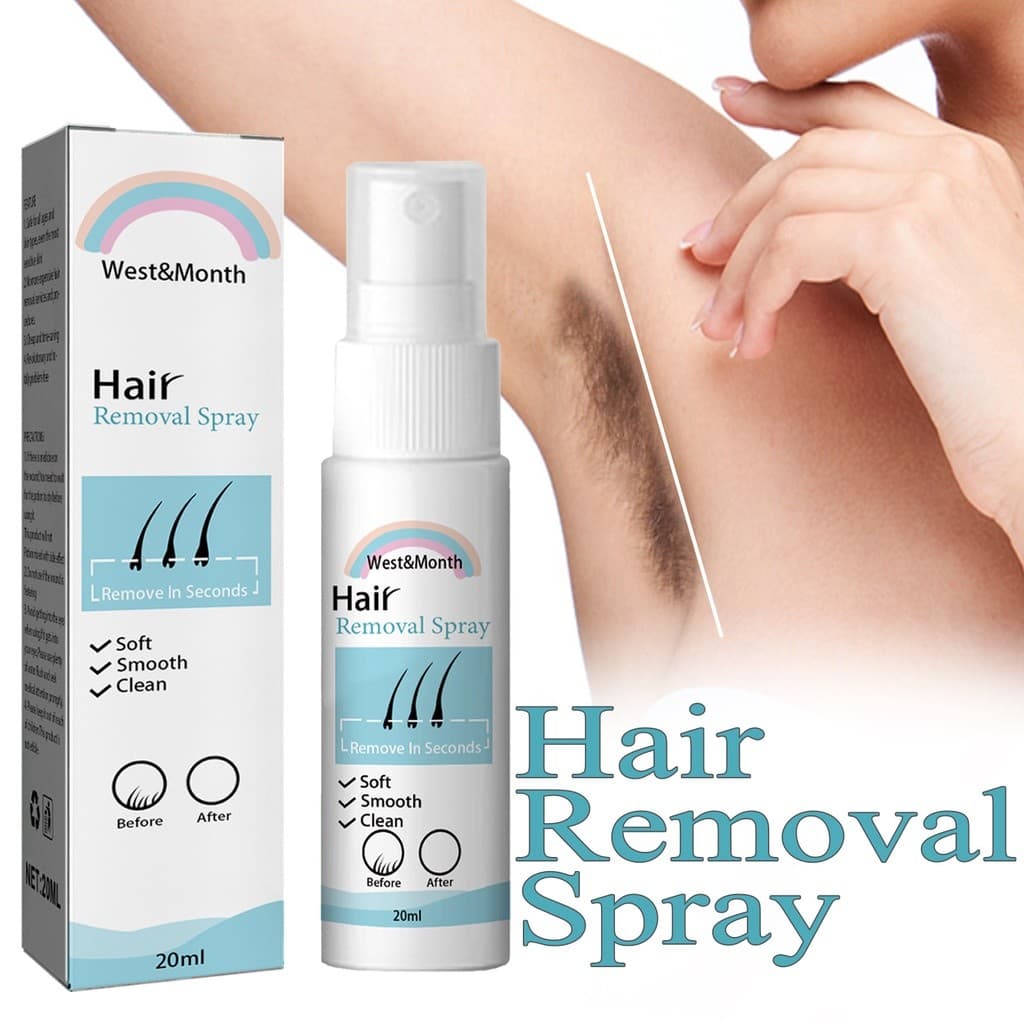 spray Permanente De Depilação , 20ml , Indolor , Axilas , Pernas , Braços , Removedor De Inibição De Crescimento Depi
