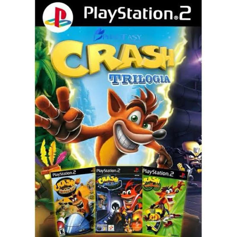 Crash trilogia 3 em 1 ps2