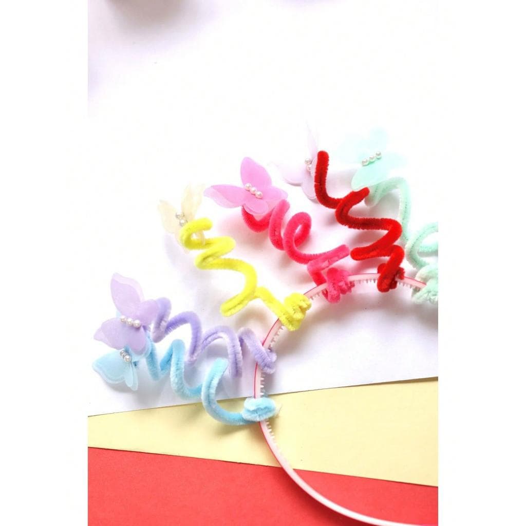 Tiara infantil ,Tiara haste de chenille / Arco infantil / Diadema / tiara divertida /cabelo maluco