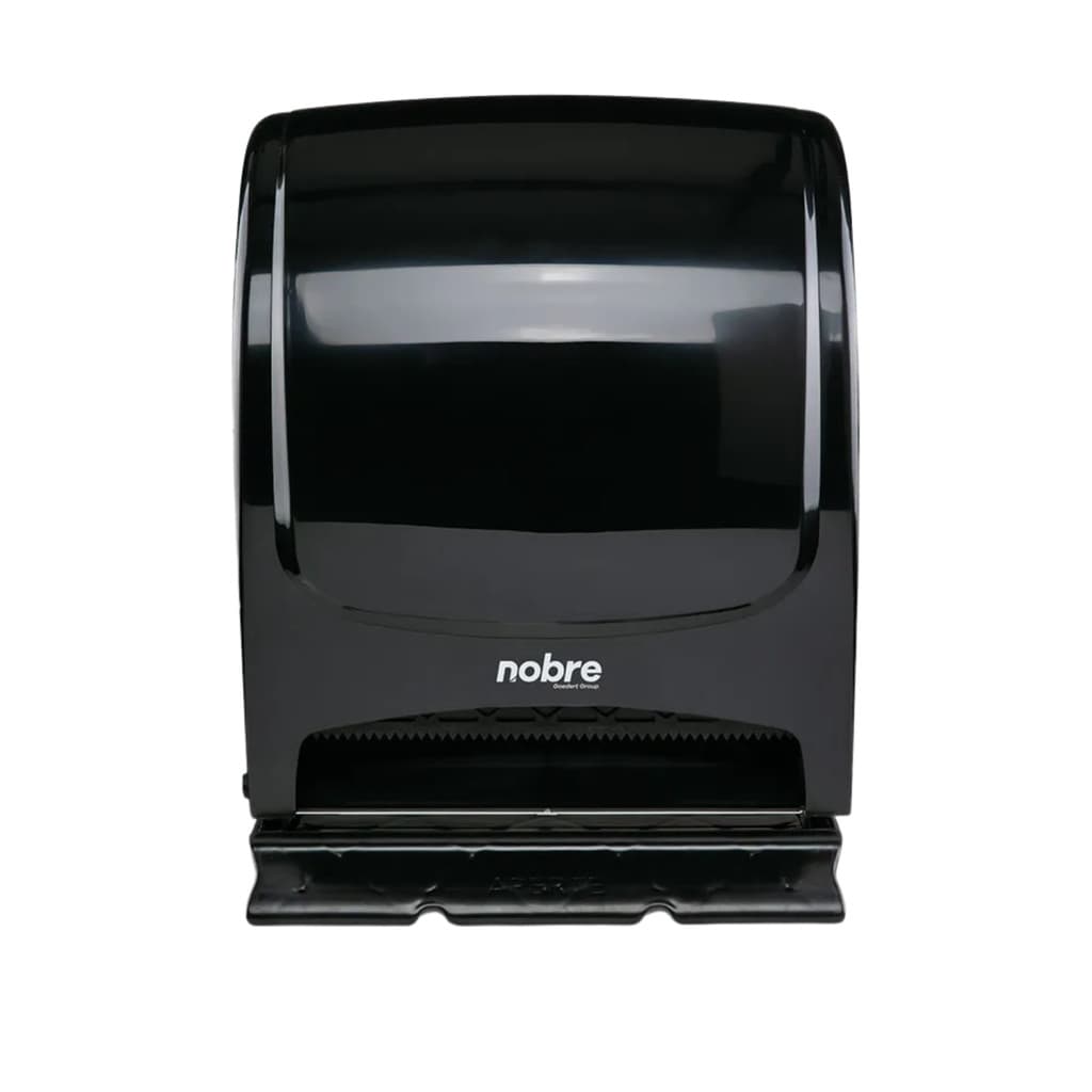 Suporte Papel Toalha Bobina Preto c/ Alavanca Premium Dispenser Cozinha Banheiro Lavabo
