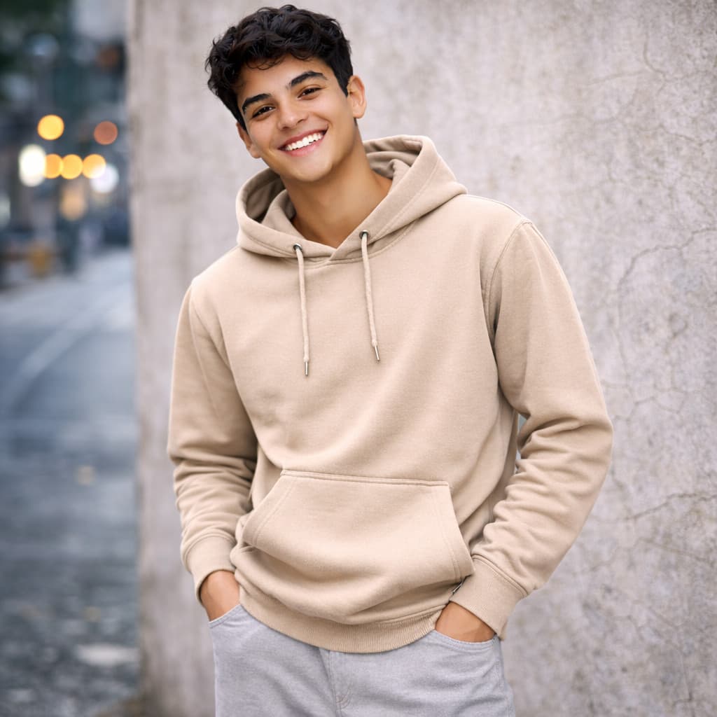 Casaco Unisex Liso Flanelado Premium com Capuz Confortavel Para Frio Intenso