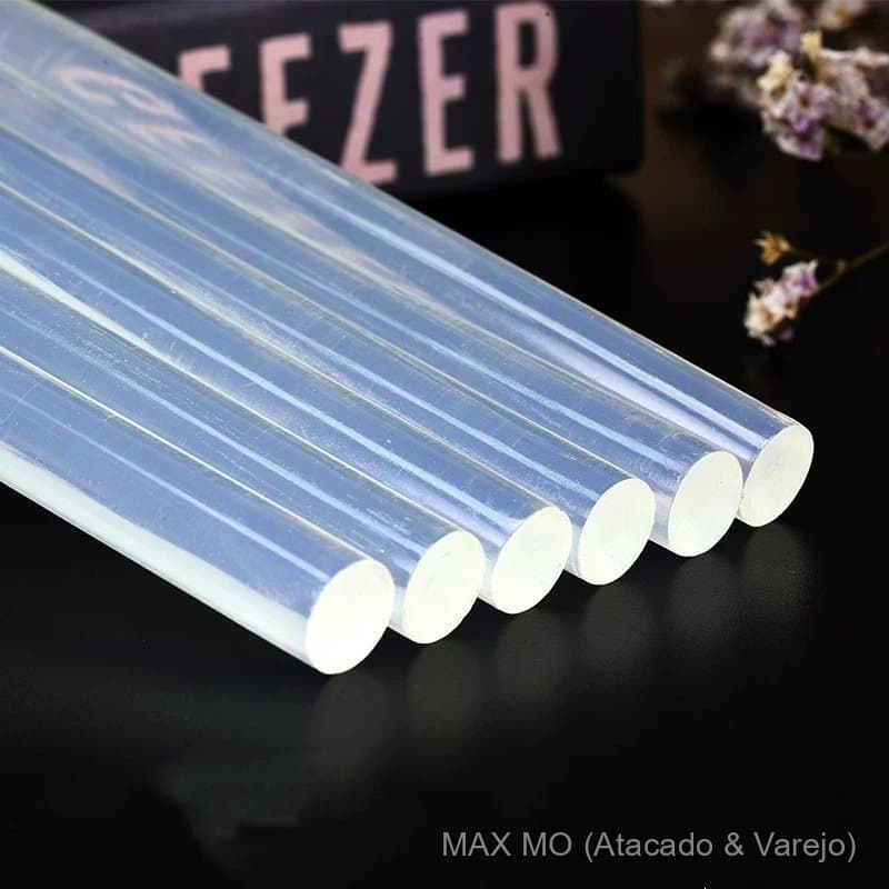 10 Pcs 11mm BastãO De Cola Quente Grossa,Ideal Para Colagens De: Flores Artificiais