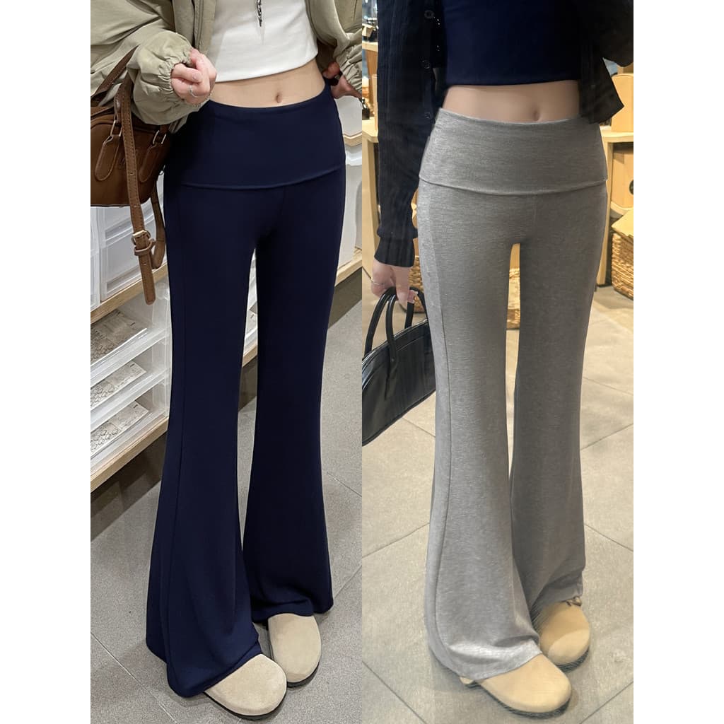 Flip-cintura esportes queimado calças femininas 2026 novo estilo outono solto mais magro olhar Sweatpants menina quente