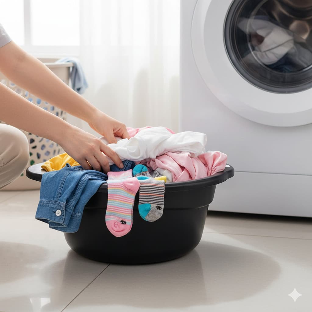 Bacia Plástica Multiuso Grande Resistente para Roupa Cozinha Limpeza Banheiro Casa achadinhos