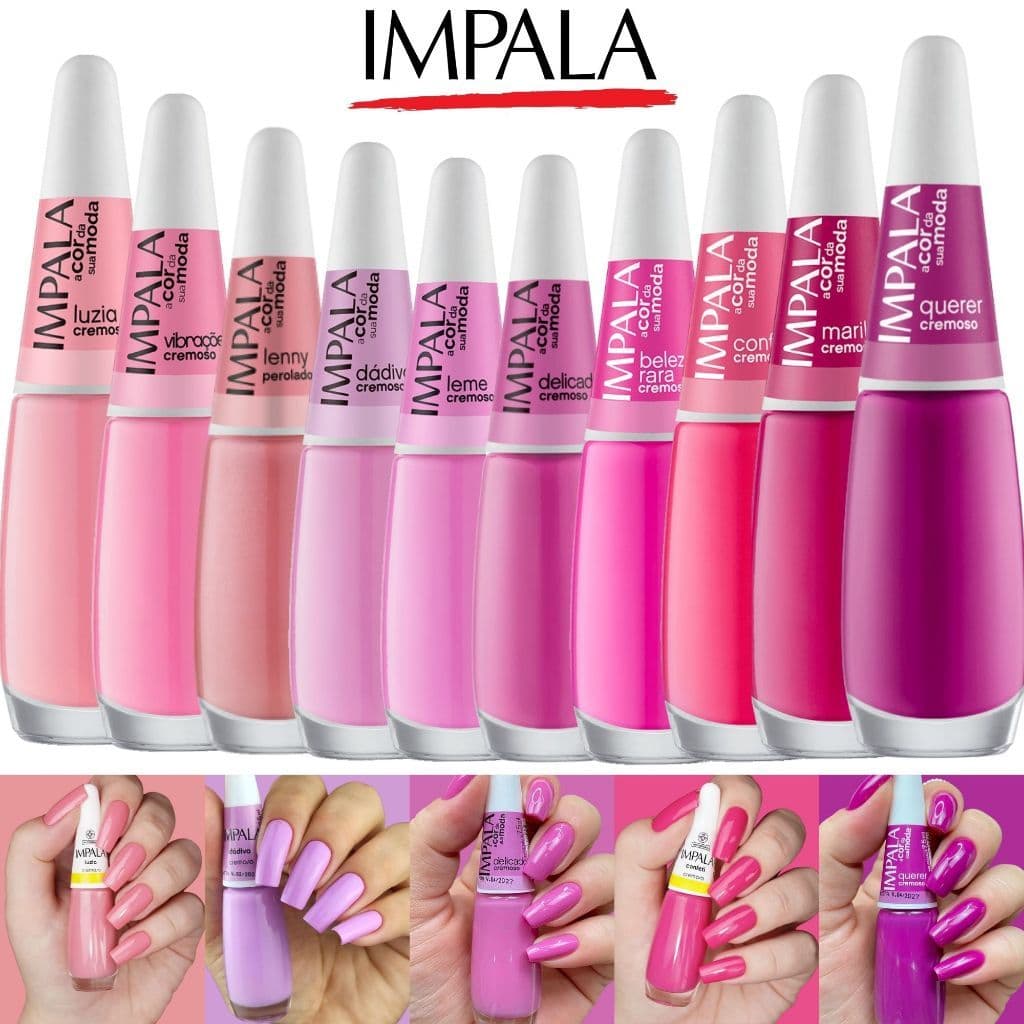 Esmalte Impala Tons Rosa Cremoso Esmaltes