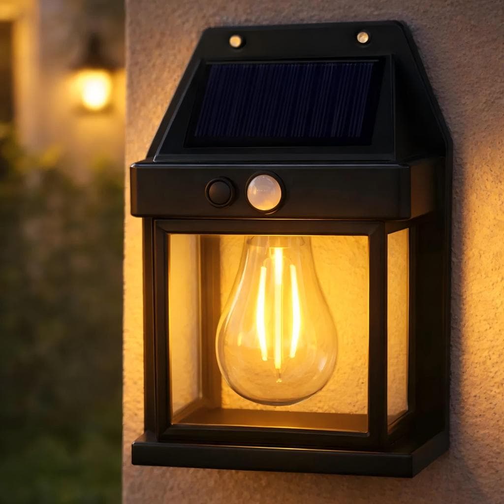 Lâmpada solar de pátio, adequada para iluminação externa