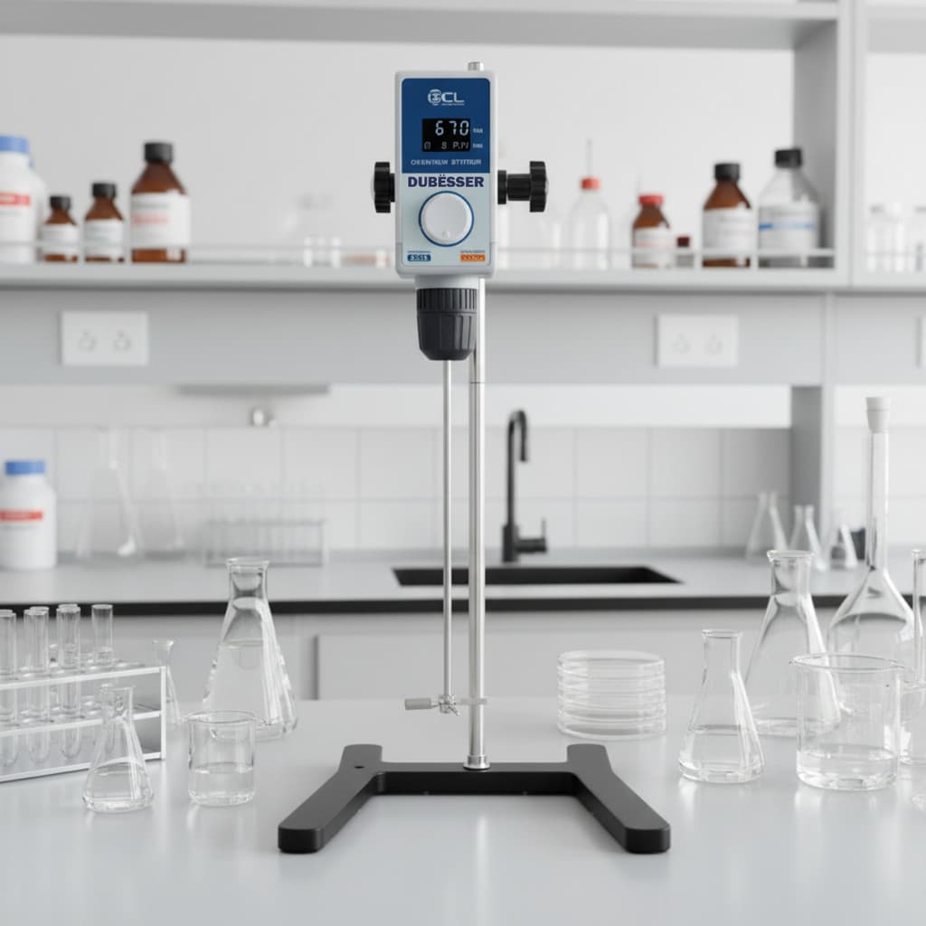 AGITADOR MECANICO SUSPENSO (HÉLICE) 10L ATÉ 1500RPM BIVOLT